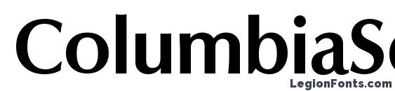 Шрифт ColumbiaSerial Bold, Типографические шрифты