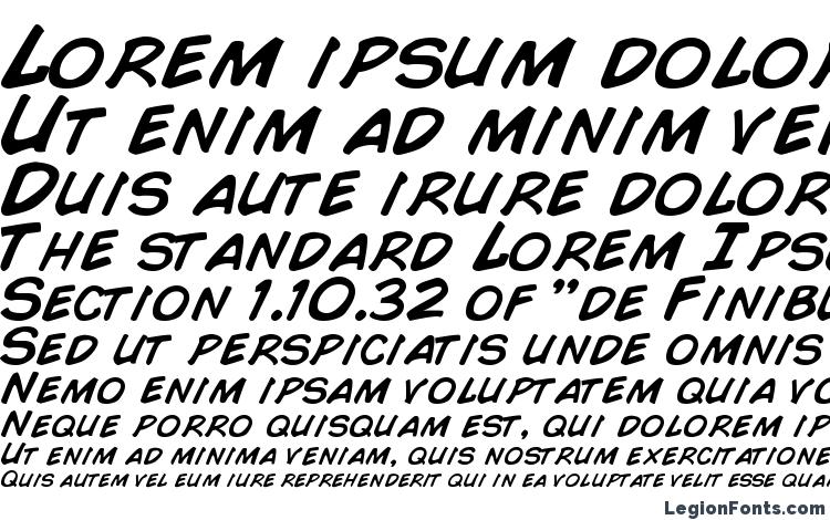 specimens Comic Book Normal font, sample Comic Book Normal font, an example of writing Comic Book Normal font, review Comic Book Normal font, preview Comic Book Normal font, Comic Book Normal font