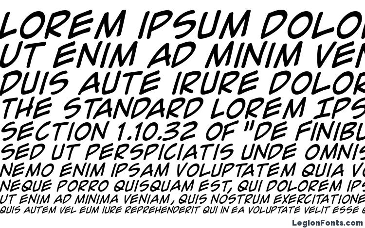 specimens Comic Geek Italic font, sample Comic Geek Italic font, an example of writing Comic Geek Italic font, review Comic Geek Italic font, preview Comic Geek Italic font, Comic Geek Italic font