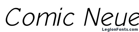 Comic Neue Angular Oblique Font