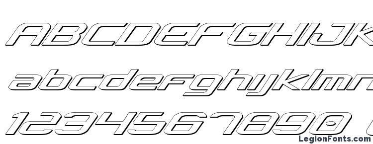 glyphs Concielian 3D font, сharacters Concielian 3D font, symbols Concielian 3D font, character map Concielian 3D font, preview Concielian 3D font, abc Concielian 3D font, Concielian 3D font