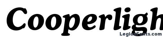 Cooperlightcbt bolditalic font, free Cooperlightcbt bolditalic font, preview Cooperlightcbt bolditalic font