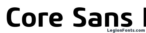 Шрифт Core Sans M 65 Bold