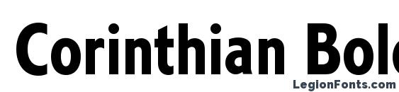 Corinthian Bold Condensed Plain Font