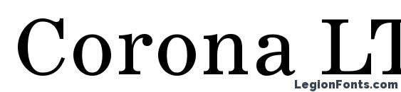 шрифт Corona LT, бесплатный шрифт Corona LT, предварительный просмотр шрифта Corona LT