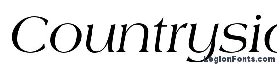Countryside SSi Italic Font