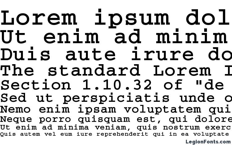 specimens CourierETT Bold font, sample CourierETT Bold font, an example of writing CourierETT Bold font, review CourierETT Bold font, preview CourierETT Bold font, CourierETT Bold font