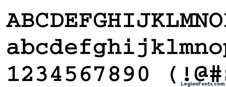 glyphs CourierMACCTT Bold font, сharacters CourierMACCTT Bold font, symbols CourierMACCTT Bold font, character map CourierMACCTT Bold font, preview CourierMACCTT Bold font, abc CourierMACCTT Bold font, CourierMACCTT Bold font