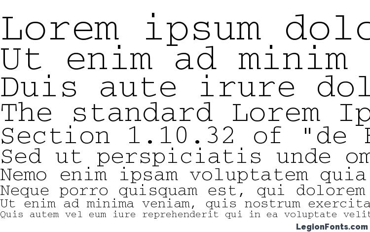 specimens CourierMCY font, sample CourierMCY font, an example of writing CourierMCY font, review CourierMCY font, preview CourierMCY font, CourierMCY font