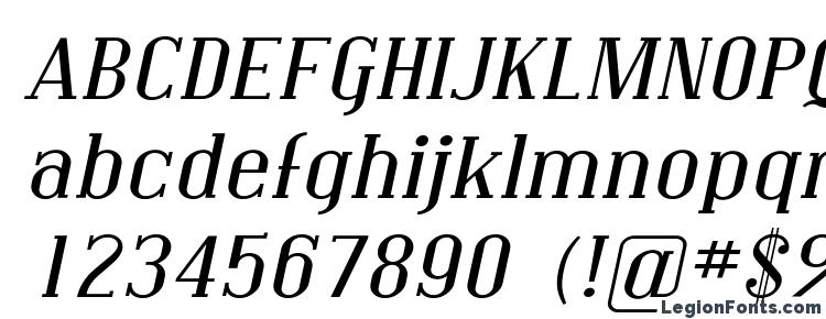 глифы шрифта Covington Exp Italic, символы шрифта Covington Exp Italic, символьная карта шрифта Covington Exp Italic, предварительный просмотр шрифта Covington Exp Italic, алфавит шрифта Covington Exp Italic, шрифт Covington Exp Italic