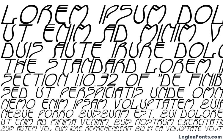 specimens Coyote Deco Italic font, sample Coyote Deco Italic font, an example of writing Coyote Deco Italic font, review Coyote Deco Italic font, preview Coyote Deco Italic font, Coyote Deco Italic font