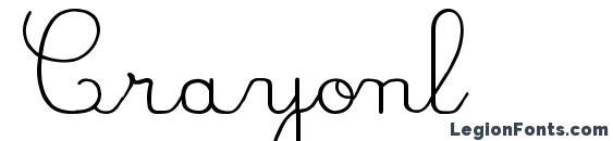 Crayonl font, free Crayonl font, preview Crayonl font