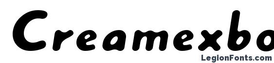 Creamexbold font, free Creamexbold font, preview Creamexbold font