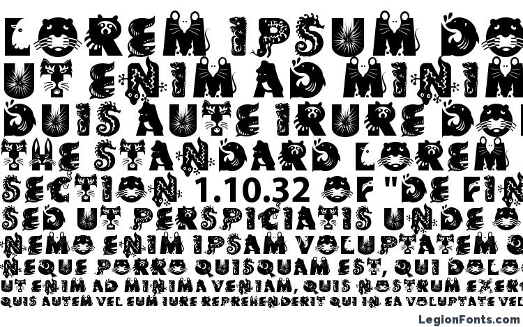 specimens CritterStd font, sample CritterStd font, an example of writing CritterStd font, review CritterStd font, preview CritterStd font, CritterStd font