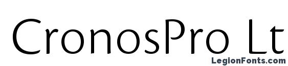шрифт CronosPro LtCapt, бесплатный шрифт CronosPro LtCapt, предварительный просмотр шрифта CronosPro LtCapt