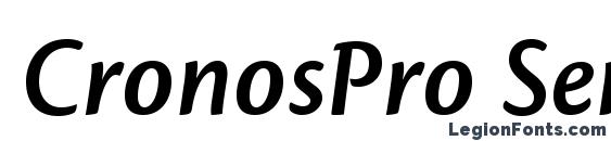 CronosPro SemiboldDispIt font, free CronosPro SemiboldDispIt font, preview CronosPro SemiboldDispIt font