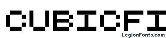 шрифт Cubicfive10, бесплатный шрифт Cubicfive10, предварительный просмотр шрифта Cubicfive10