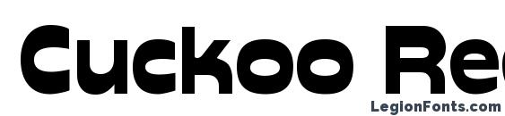 шрифт Cuckoo Regular, бесплатный шрифт Cuckoo Regular, предварительный просмотр шрифта Cuckoo Regular