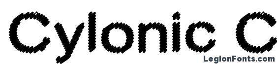 Cylonic Crossdraft font, free Cylonic Crossdraft font, preview Cylonic Crossdraft font