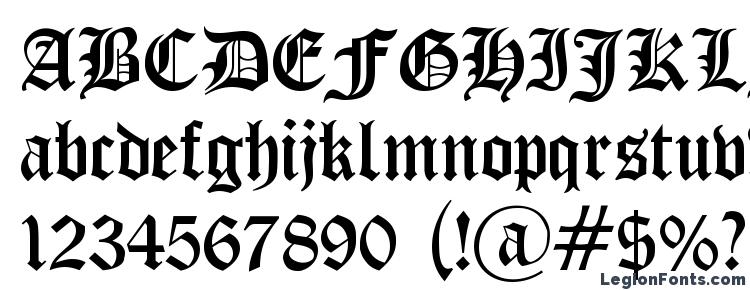 gothic fonts word