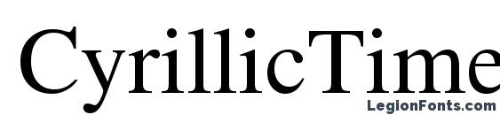 шрифт CyrillicTimes, бесплатный шрифт CyrillicTimes, предварительный просмотр шрифта CyrillicTimes
