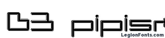 шрифт D3 pipisms, бесплатный шрифт D3 pipisms, предварительный просмотр шрифта D3 pipisms