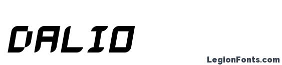 шрифт Dalio, бесплатный шрифт Dalio, предварительный просмотр шрифта Dalio