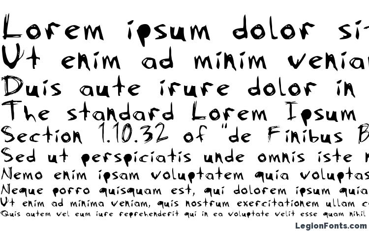 specimens DANimal font, sample DANimal font, an example of writing DANimal font, review DANimal font, preview DANimal font, DANimal font