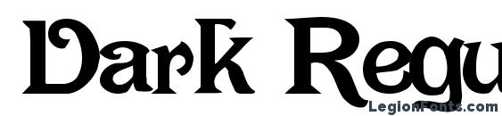 Dark Regular ttnorm Font