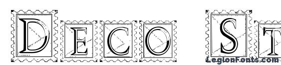 Deco Stamp Font