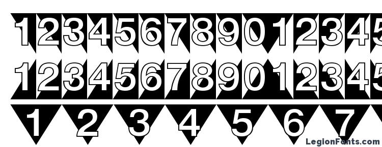 glyphs DecoNumbers LH Triangle font, сharacters DecoNumbers LH Triangle font, symbols DecoNumbers LH Triangle font, character map DecoNumbers LH Triangle font, preview DecoNumbers LH Triangle font, abc DecoNumbers LH Triangle font, DecoNumbers LH Triangle font