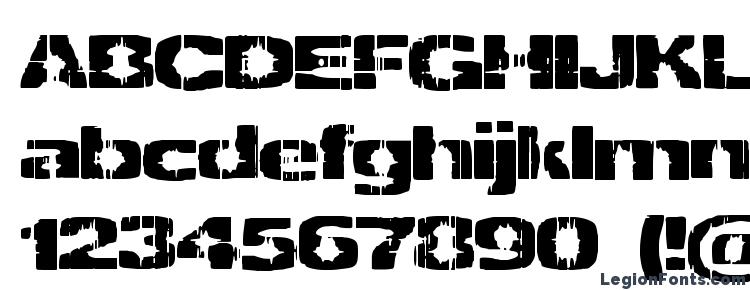 глифы шрифта Decrepit (BRK), символы шрифта Decrepit (BRK), символьная карта шрифта Decrepit (BRK), предварительный просмотр шрифта Decrepit (BRK), алфавит шрифта Decrepit (BRK), шрифт Decrepit (BRK)