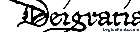 шрифт Deigratia, бесплатный шрифт Deigratia, предварительный просмотр шрифта Deigratia