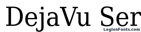 Шрифт DejaVu Serif Condensed