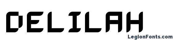 Delilah font, free Delilah font, preview Delilah font