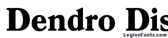 Dendro Display SSi font, free Dendro Display SSi font, preview Dendro Display SSi font