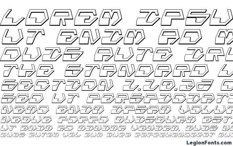 specimens Deranian Shadow Italic font, sample Deranian Shadow Italic font, an example of writing Deranian Shadow Italic font, review Deranian Shadow Italic font, preview Deranian Shadow Italic font, Deranian Shadow Italic font