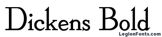 шрифт Dickens Bold, бесплатный шрифт Dickens Bold, предварительный просмотр шрифта Dickens Bold