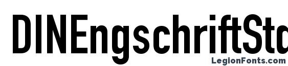 шрифт DINEngschriftStd, бесплатный шрифт DINEngschriftStd, предварительный просмотр шрифта DINEngschriftStd