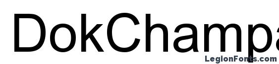 шрифт DokChampa, бесплатный шрифт DokChampa, предварительный просмотр шрифта DokChampa