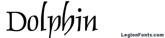 шрифт Dolphin, бесплатный шрифт Dolphin, предварительный просмотр шрифта Dolphin
