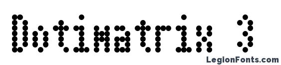 шрифт Dotimatrix 3, бесплатный шрифт Dotimatrix 3, предварительный просмотр шрифта Dotimatrix 3