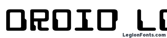 Droid Lover Expanded Font