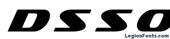 шрифт Dssofschrome, бесплатный шрифт Dssofschrome, предварительный просмотр шрифта Dssofschrome
