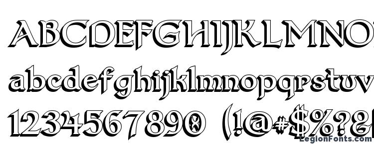 glyphs Dumbledor 1 3D font, сharacters Dumbledor 1 3D font, symbols Dumbledor 1 3D font, character map Dumbledor 1 3D font, preview Dumbledor 1 3D font, abc Dumbledor 1 3D font, Dumbledor 1 3D font