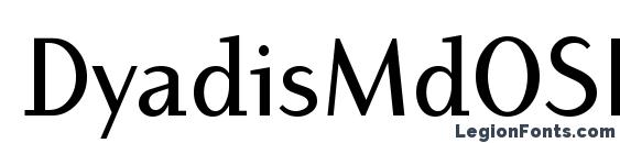 DyadisMdOSITC TT Font, Serif Fonts