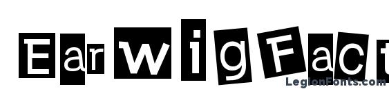 EarwigFactory Regular Font