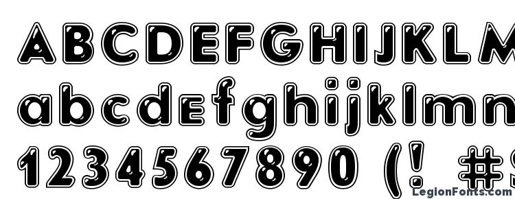 глифы шрифта Ebonitc, символы шрифта Ebonitc, символьная карта шрифта Ebonitc, предварительный просмотр шрифта Ebonitc, алфавит шрифта Ebonitc, шрифт Ebonitc