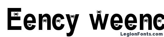 Eency weency spider font, free Eency weency spider font, preview Eency weency spider font