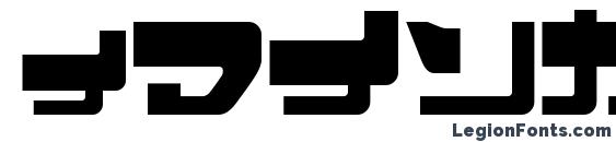 Шрифт Ejectjap upperphat, Арабские шрифты